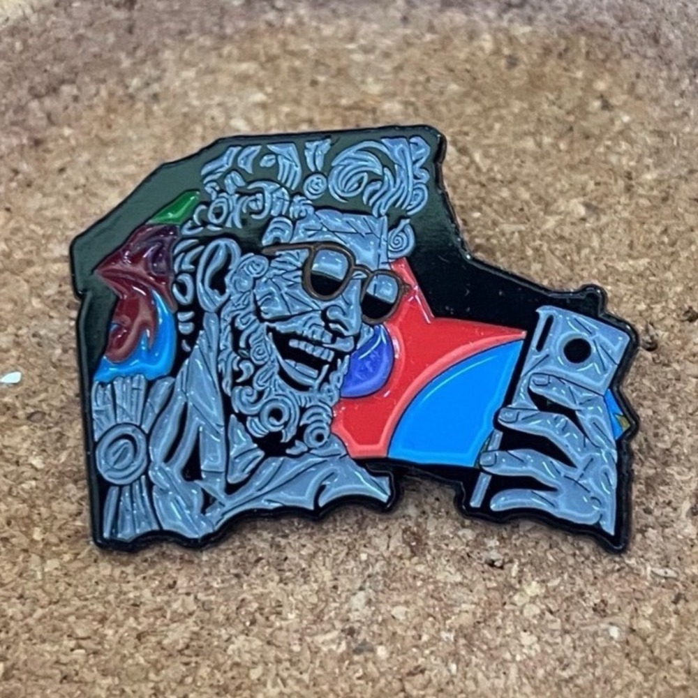 Dave's Hot Chicken X Philosopher/Greek Collaboration Limited Edition Pin (Rare)